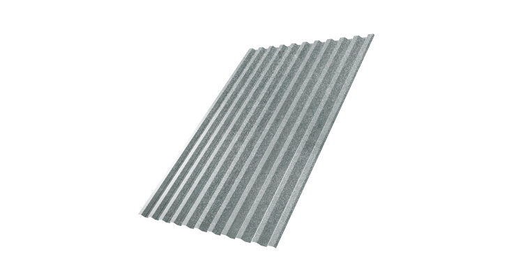 Профнастил С21 R 0,5 мм Zn оцинкованный
