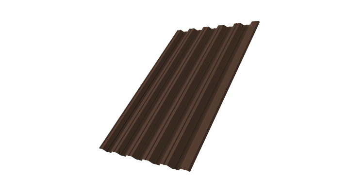 Профнастил HC35R Grand Line 0,5 Drap TX RAL 8017 шоколад