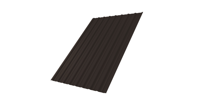 Профнастил С10A 0,45 Drap ST RR 32 темно-коричневый