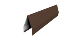 Ламель забора жалюзи Tokyo 0,5 PurPro с пленкой RAL 8017 шоколад