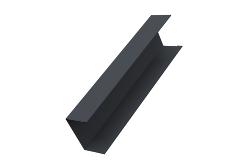 Крышка жалюзи Milan,Tokyo 0,45 Drap-double TX RAL 7024 мокрый асфальт (2,5м)